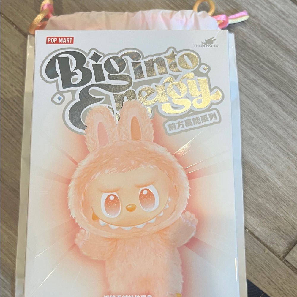 Authentic Pop Mart Big Into Energy Labubu - Luck - Picture 2 of 8